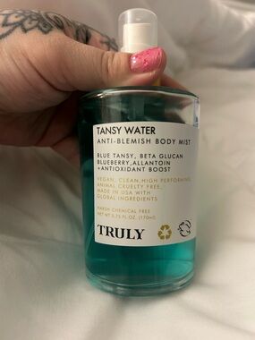 TRULY Tansy Water Anti-Blemish Body Mist Set 5.75 oz New!